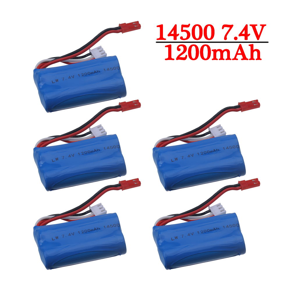 Drone Battery Li-Ion - 7.4V RC Boat Battery For Wltoys