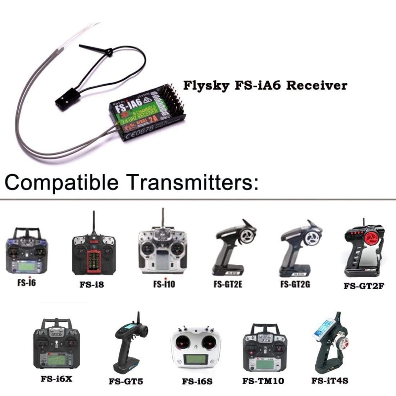 Flysky FS-IA6 Receiver 6CH Dua – Drone Battery Plate recenzja i cena