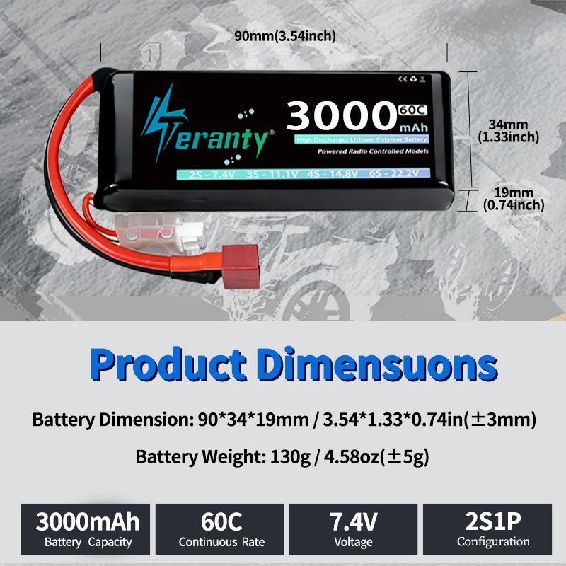 TERANTY 2S 3000mAh Lipo Batter – Drone Battery Lipo recenzja i cena