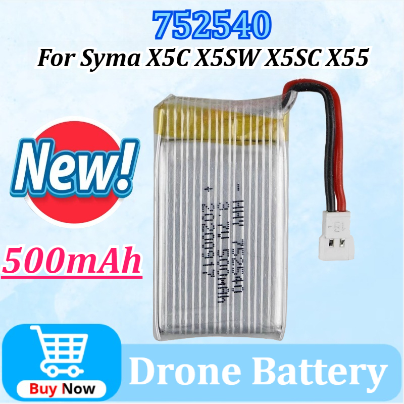 Upgraded 752540 3.7V 500mAh Dr – Drone Battery Li-Ion recenzja i cena