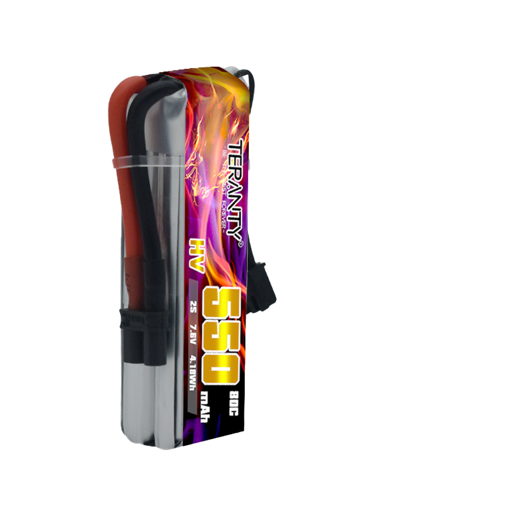 TERANTY 2S 7.6V 550mAh 80C HV  – Drone Battery High Voltage recenzja i cena