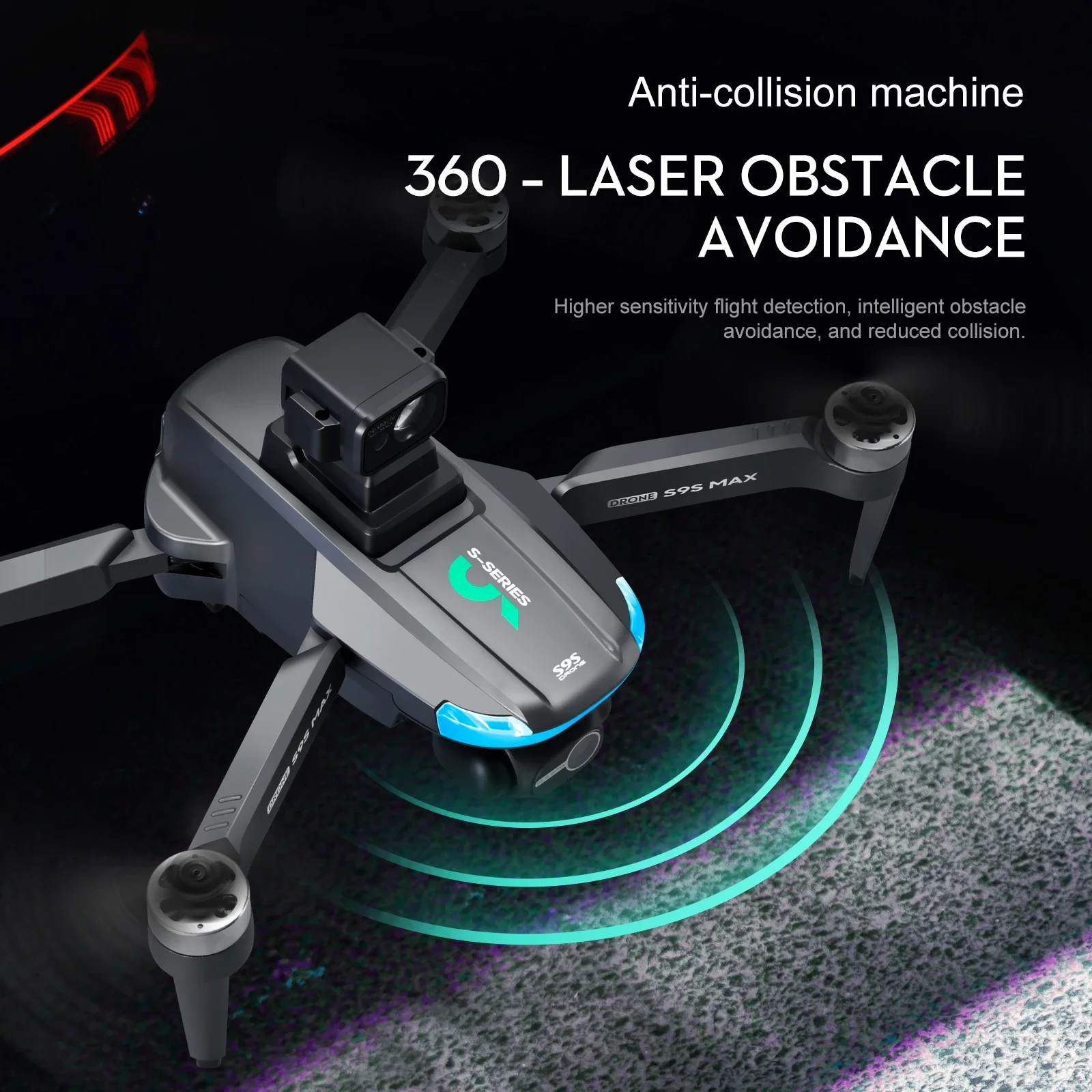 NEW S9S MAX MINI Drone 4K 2-Ax – Drone Battery Case recenzja i cena