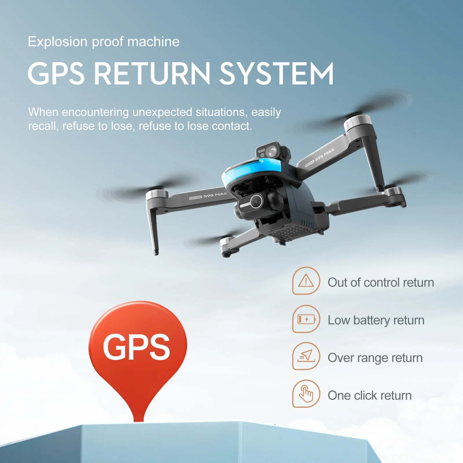 NEW S9S MAX MINI Drone 4K 2-Ax – Drone Battery Case recenzja i cena