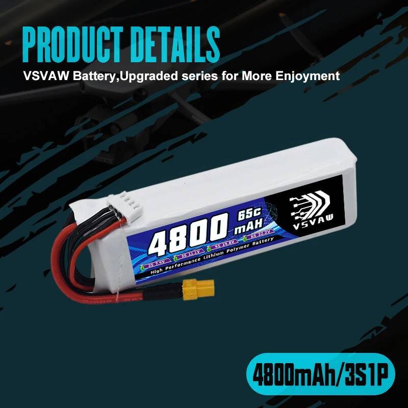 VSVAW 3S Lipo Battery for FPV  – Drone Battery 3S recenzja i cena