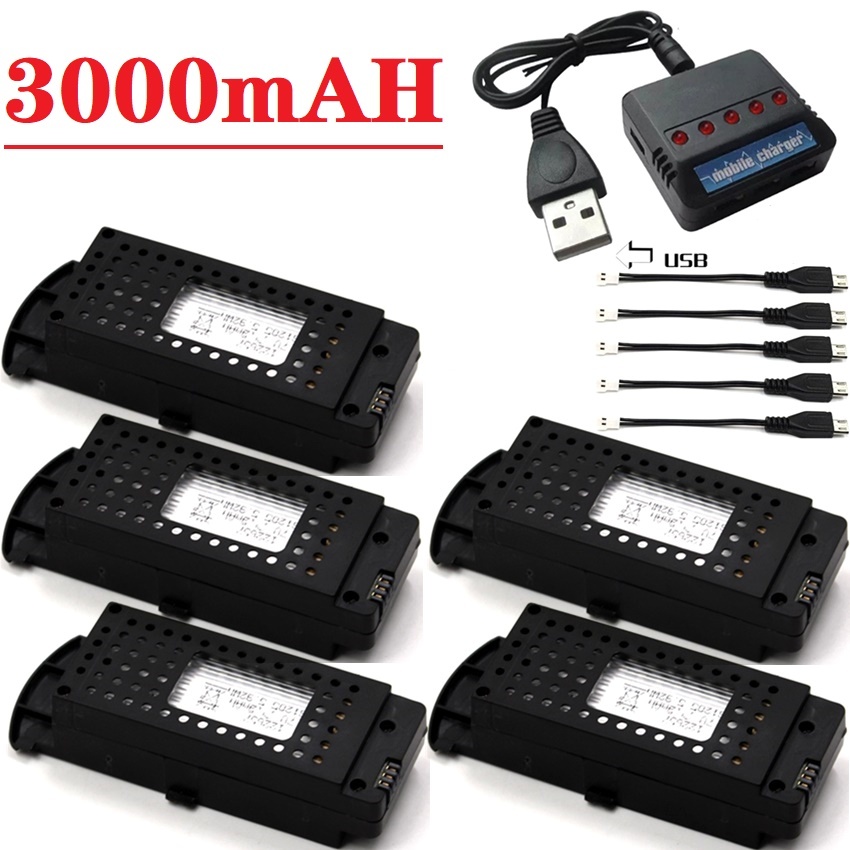 Q6 Drones Battery 3.7V 3000mAh – Drone Battery Li-Ion recenzja i cena