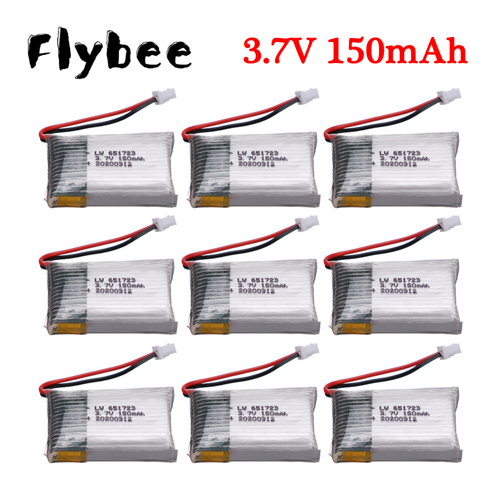 3.7V 150mah 651723 for H20 S8  – Drone Battery Lipo recenzja i cena
