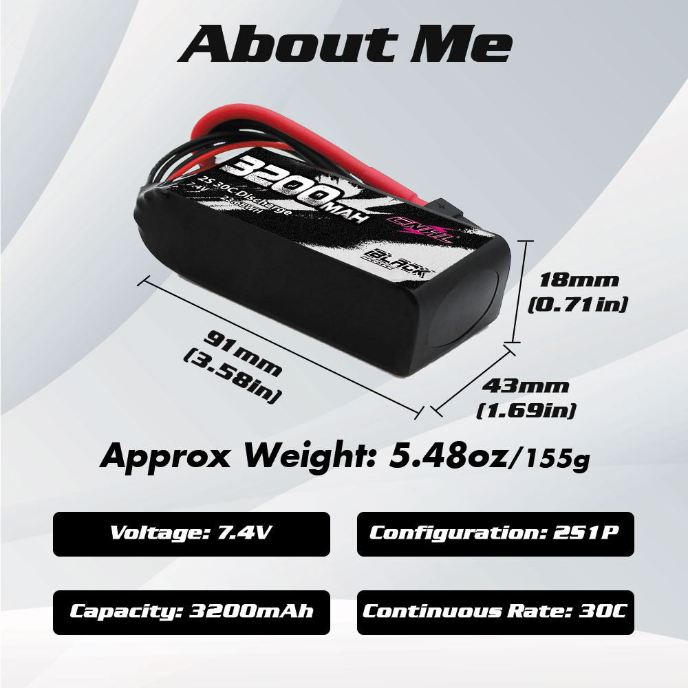 CNHL 2S 3S 4S Lipo Battery 7.4 – Drone Battery 3S recenzja i cena