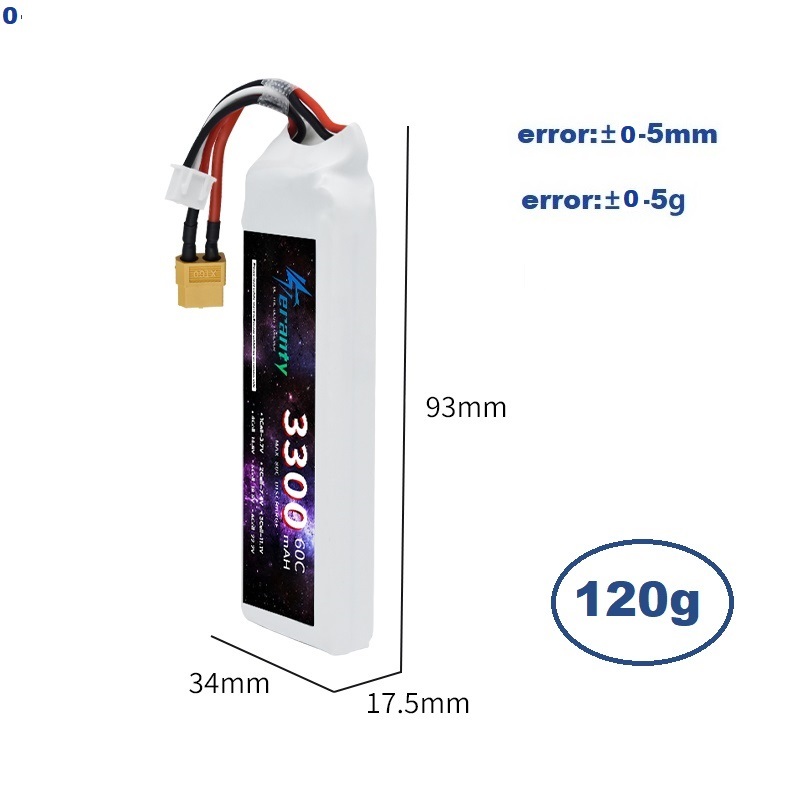 2S 7.4V LiPo Battery 3300mAh 6 – Drone Battery Connector recenzja i cena