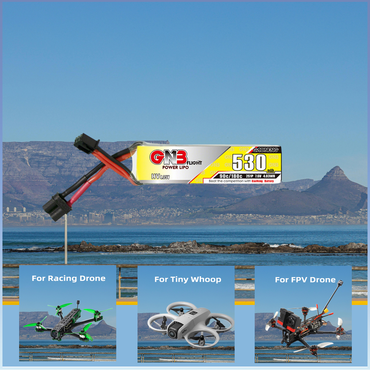 YUCT GNB 2S LiPo Battery LiHV  – Drone Battery Lipo recenzja i cena