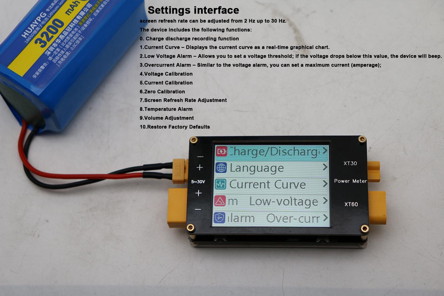 2.4Inch Display Power Meter XT – Drone Battery Voltage Checker recenzja i cena
