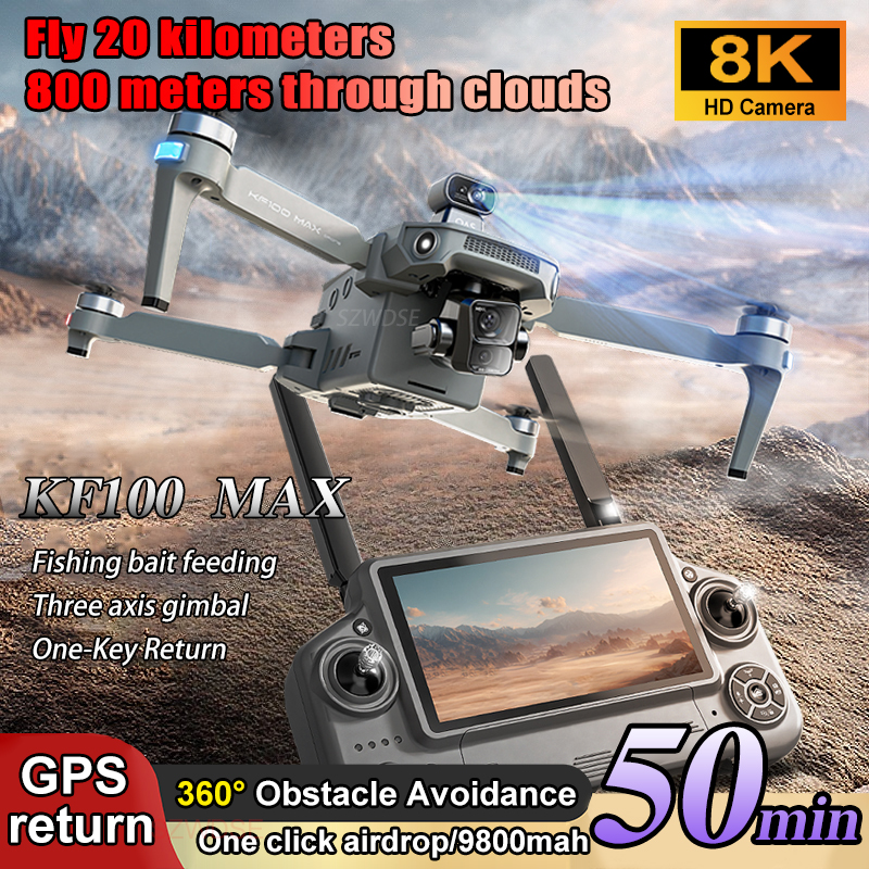 SJRC KF100 MAX 8K UHD Photo HD – Drone Battery Case recenzja i cena