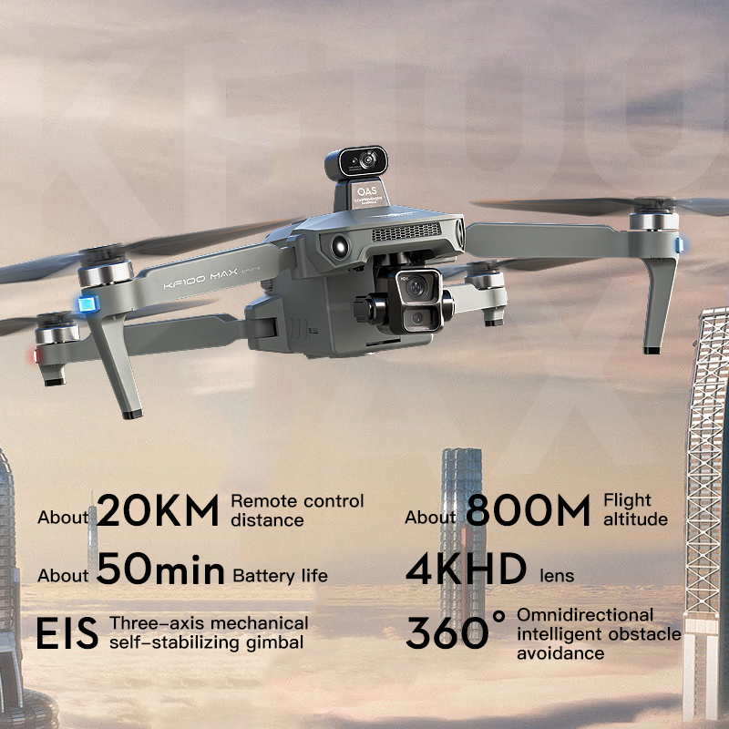 SJRC KF100 MAX 8K UHD Photo HD – Drone Battery Case recenzja i cena