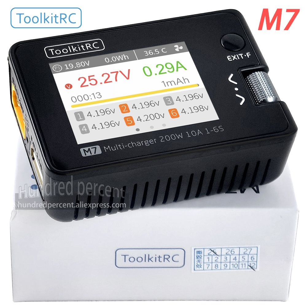 ToolkitRC M7 Charger Intellige – Drone Battery Voltage Checker recenzja i cena