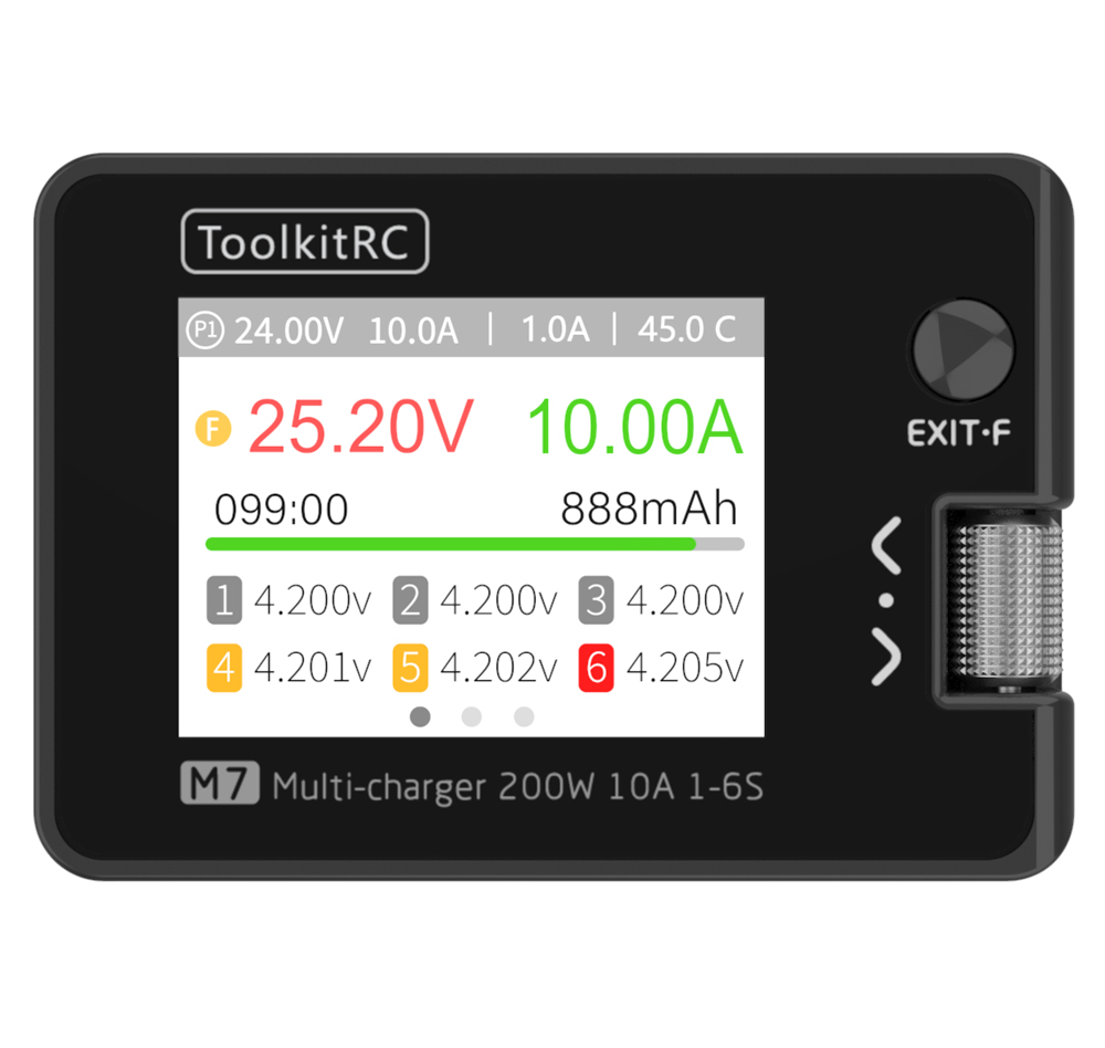 ToolkitRC M7 Charger Intellige – Drone Battery Voltage Checker recenzja i cena
