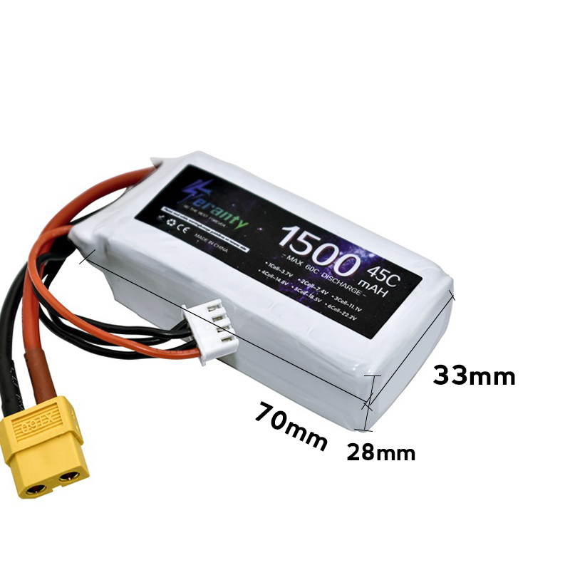 TERANTY 3s 45C 11.1V 1500mah L – Drone Battery 3S recenzja i cena
