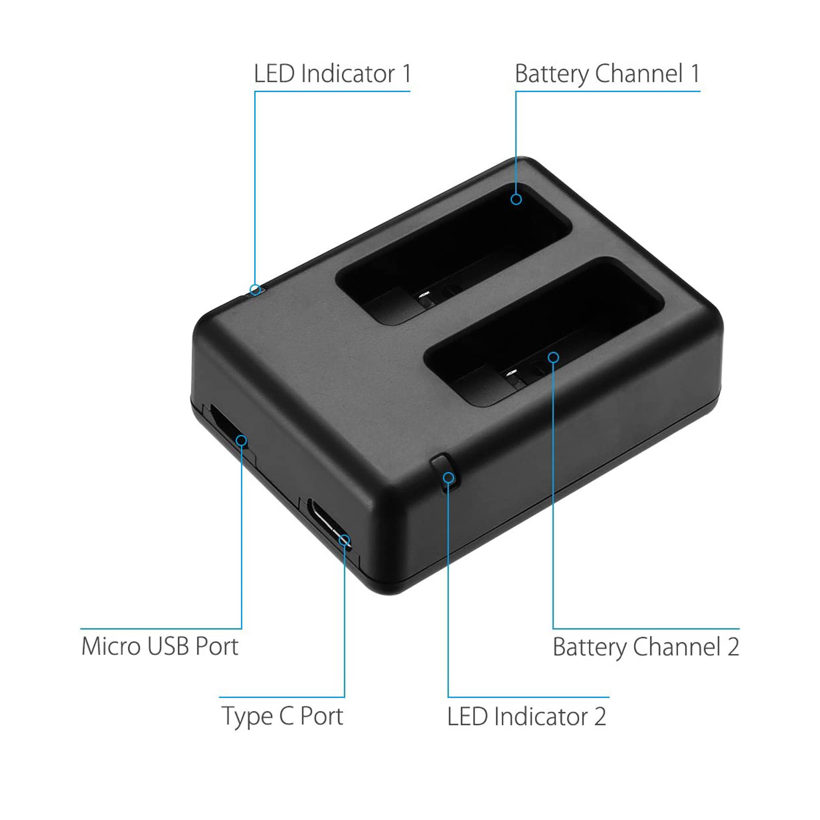 Suitable for GOPRO Hero 5 Char – Drone Battery Charger recenzja i cena