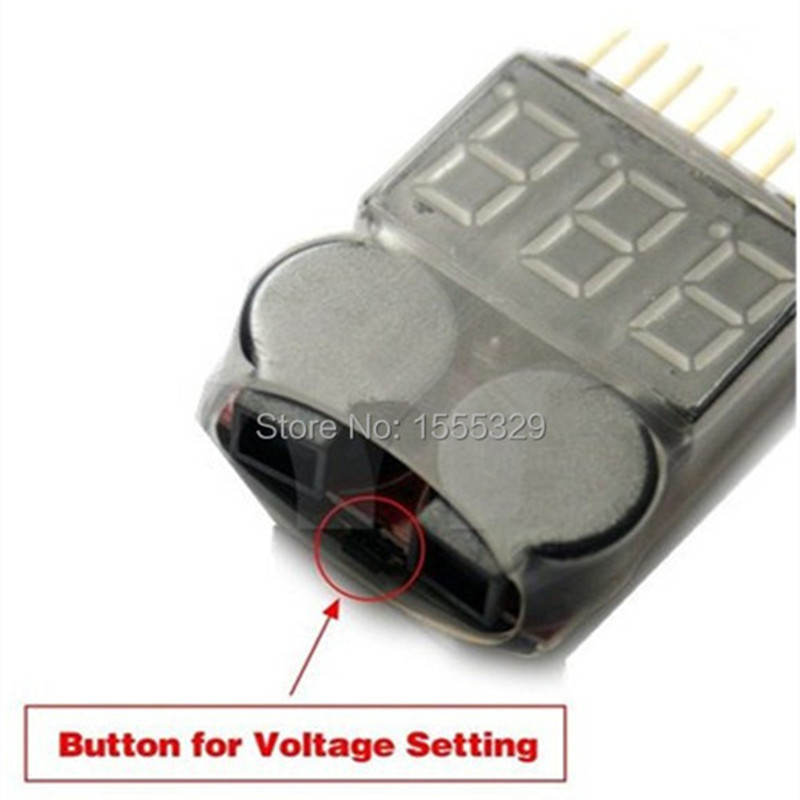 2Pcs 1S-8S LiPo Battery Voltag – Drone Battery Voltage Checker recenzja i cena