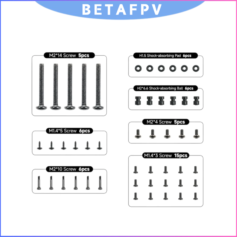 BETAFPV Drone Screw Pack Assor – Drone Battery Bag recenzja i cena