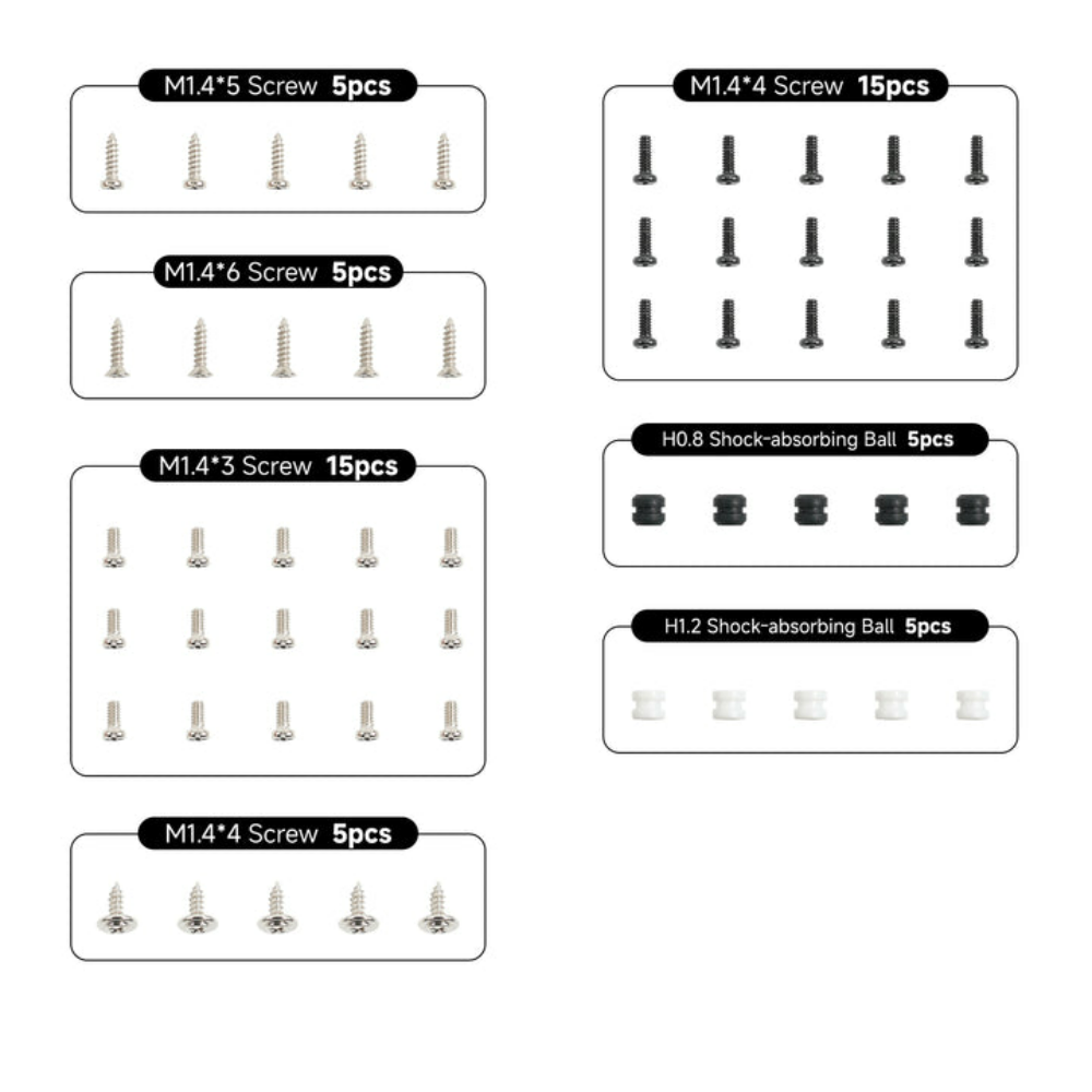 BETAFPV Drone Screw Pack Assor – Drone Battery Bag recenzja i cena