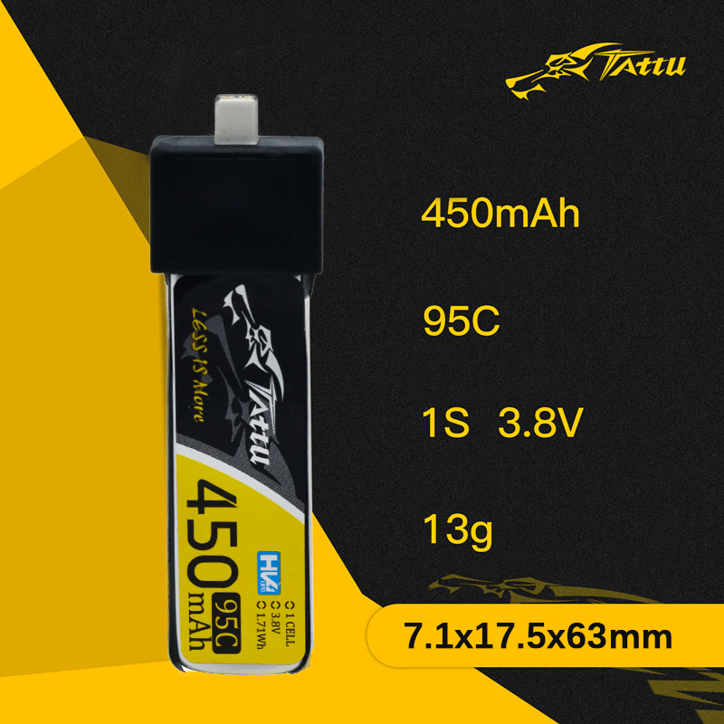 3Pcs NEW TATTU 450/500/550mAh  – Drone Battery 4S recenzja i cena