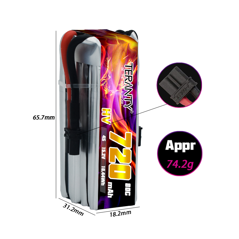 TERANTY 720mAh 4S 15.2V HV Lip – Drone Battery Lipo recenzja i cena