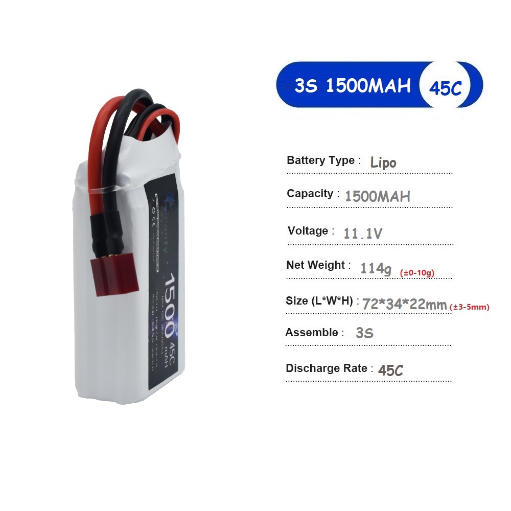 11.1V LiPo Battery 3S 1500mah  – Drone Battery 3S recenzja i cena