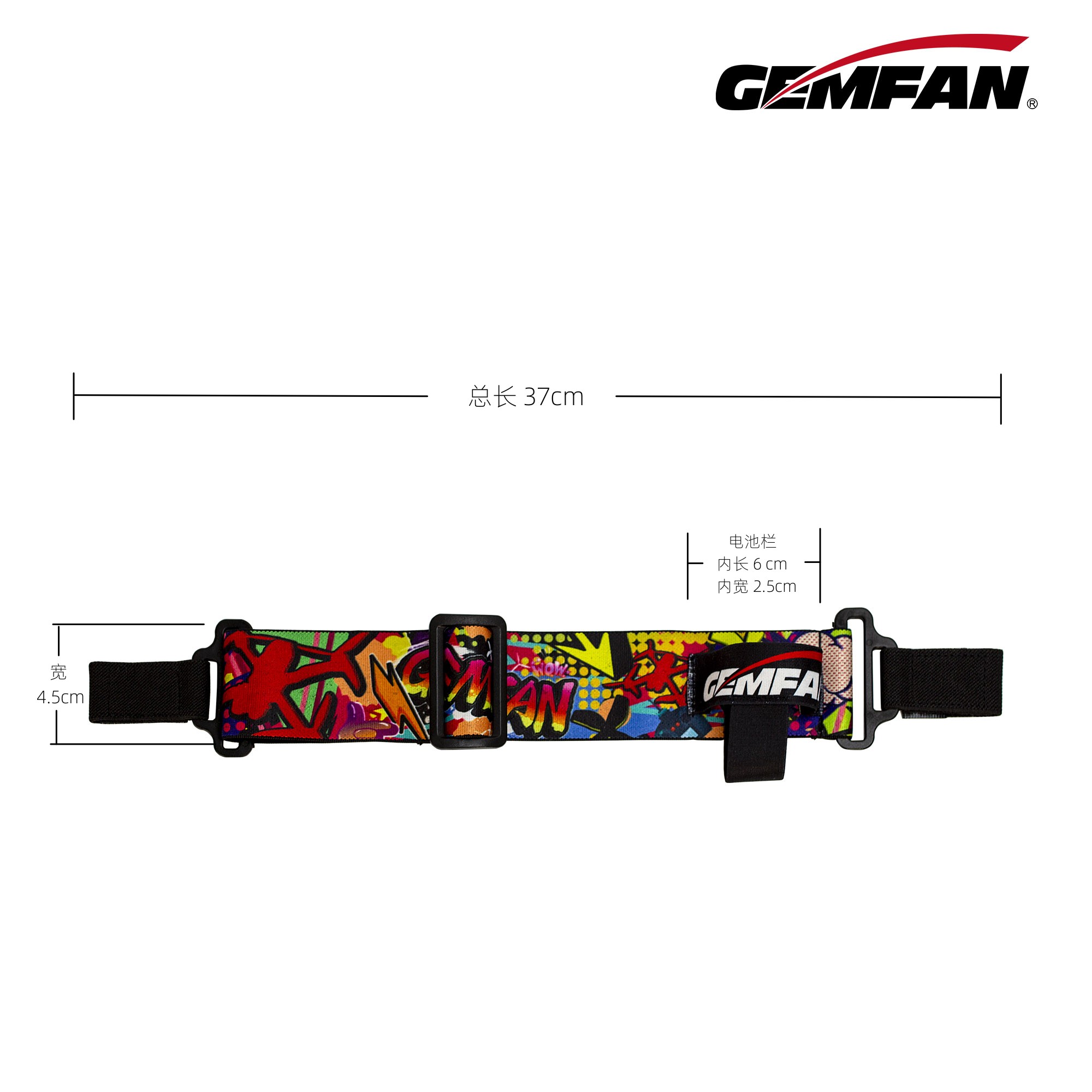 Gemfan Graffiti FPV Goggles He – Drone Battery Strap recenzja i cena