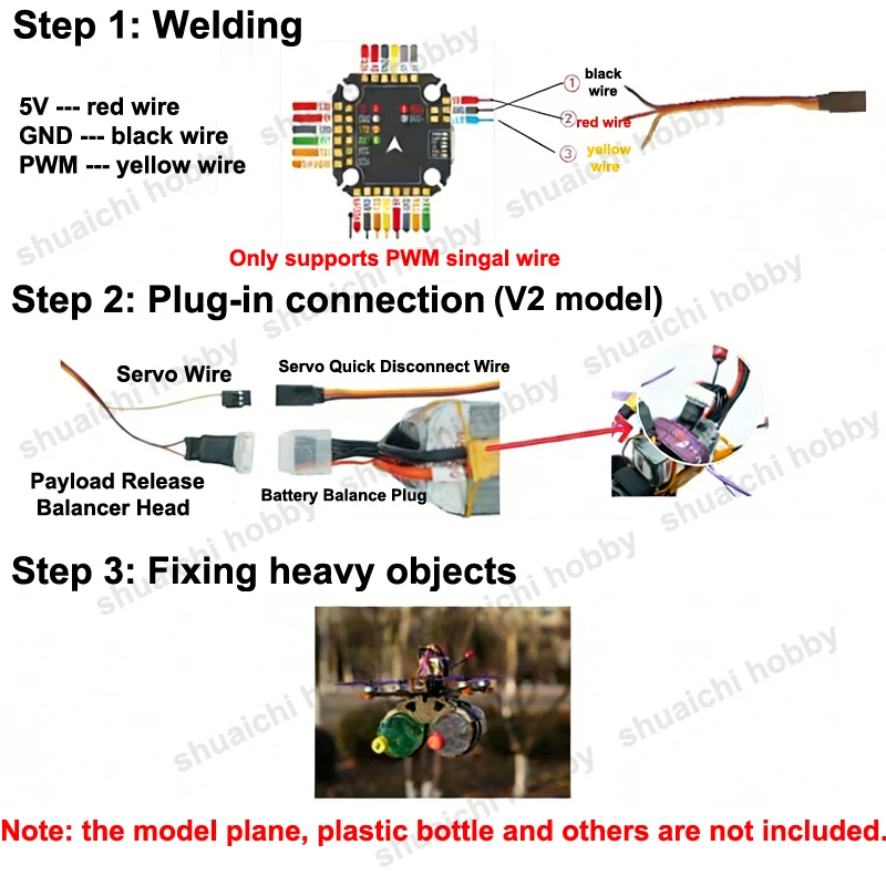 1PCS Strap-type FPV Drone PWM- – Drone Battery Strap recenzja i cena