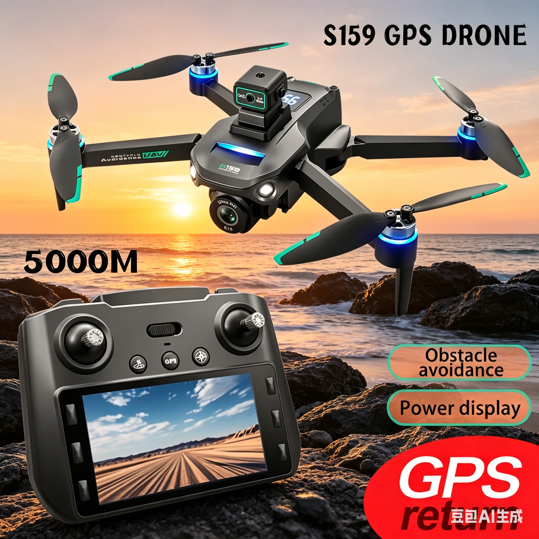 S159 GPS Drone 4K Profesional  – Drone Battery Balance Charger recenzja i cena