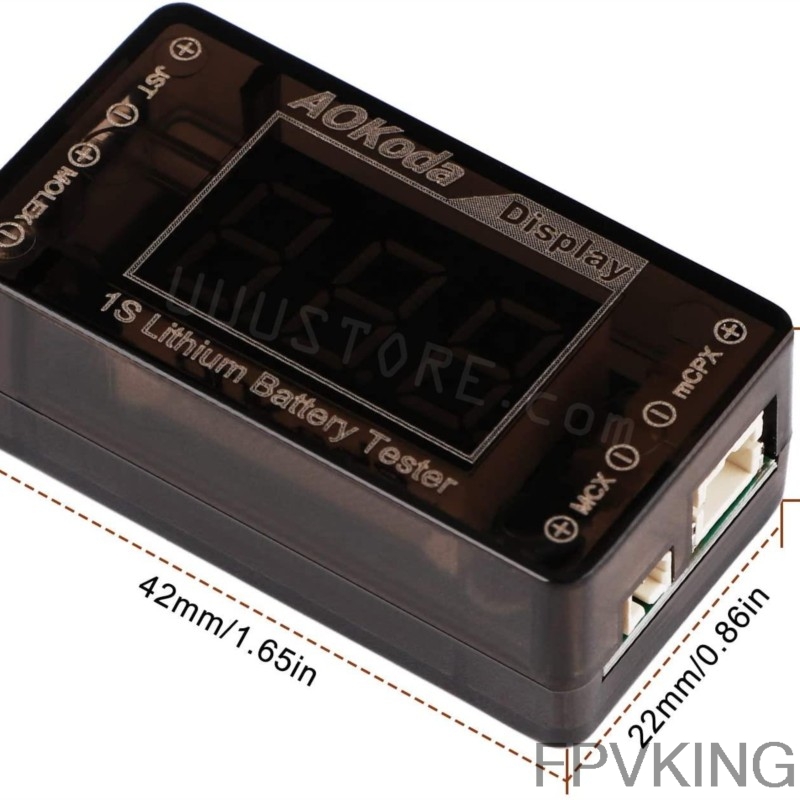 AOKoda AOK-041 1S LiPo Battery – Drone Battery Voltage Checker recenzja i cena